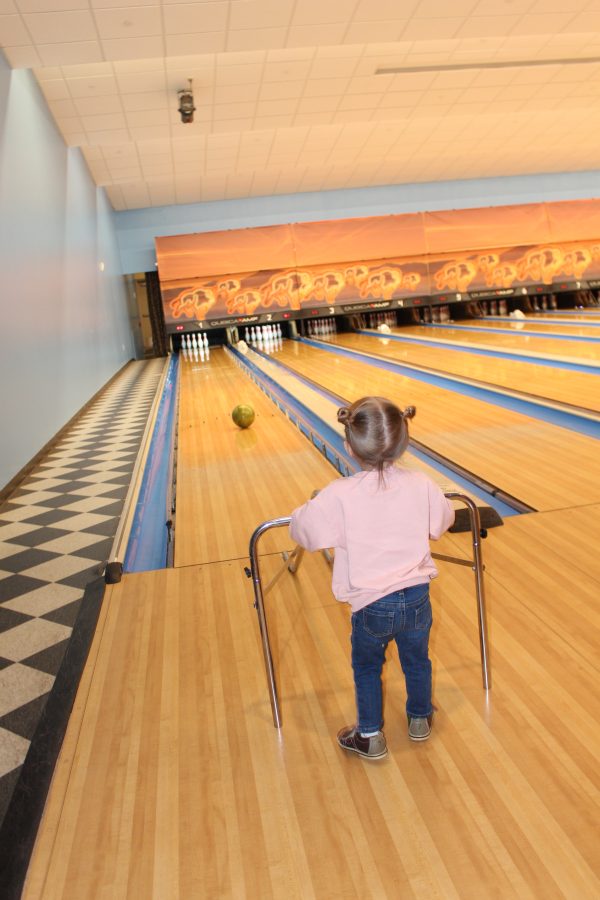 Rolling Thunder Lanes toddler bowling